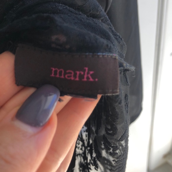 Sheer black top - Picture 2 of 2